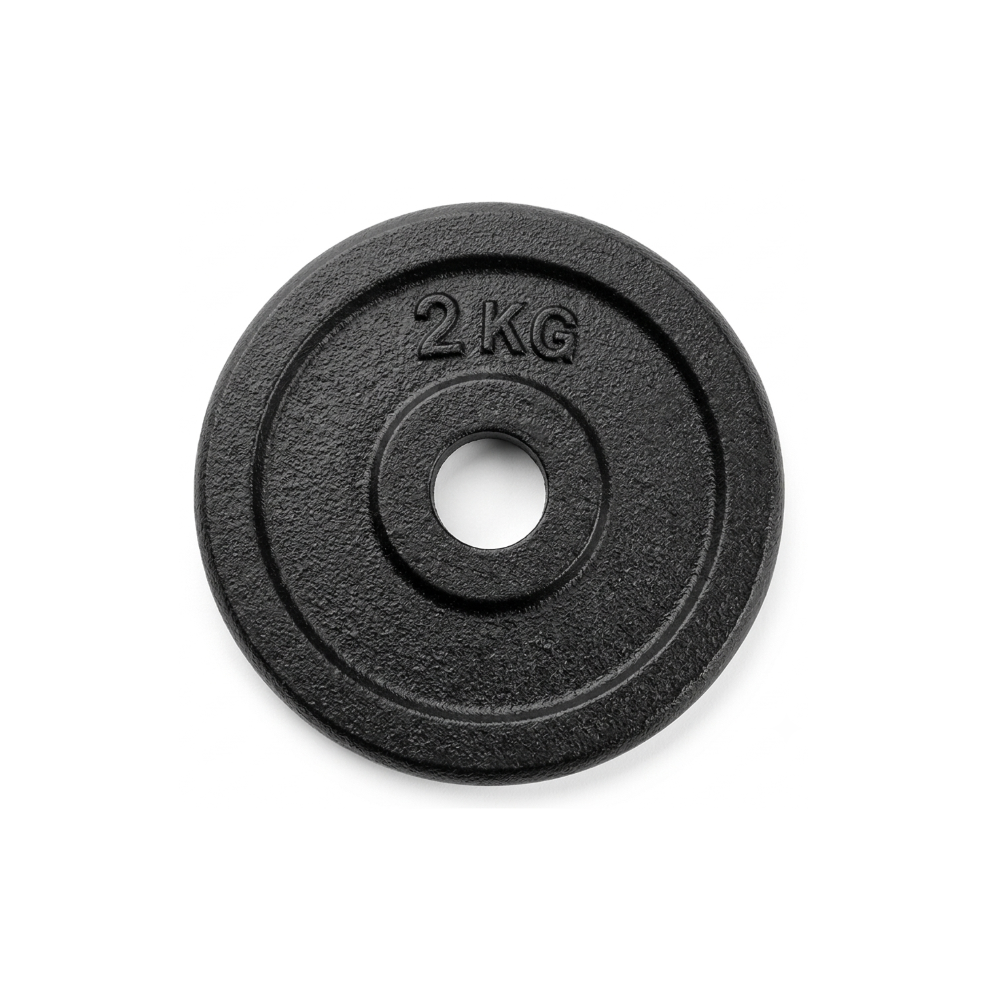Disco de Hierro de 2 Kg a 15 Kg para Barra Estándar Negro