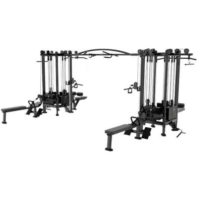 SH-GMJ8 MULTIFUNCIONAL DE 8 TORRES (INCLUIDO CROSSOVER) SHUA FITNESS (6 TORRES DE PESAS DE 100 KG Y 2 TORRES DE PESAS DE 80 KG)