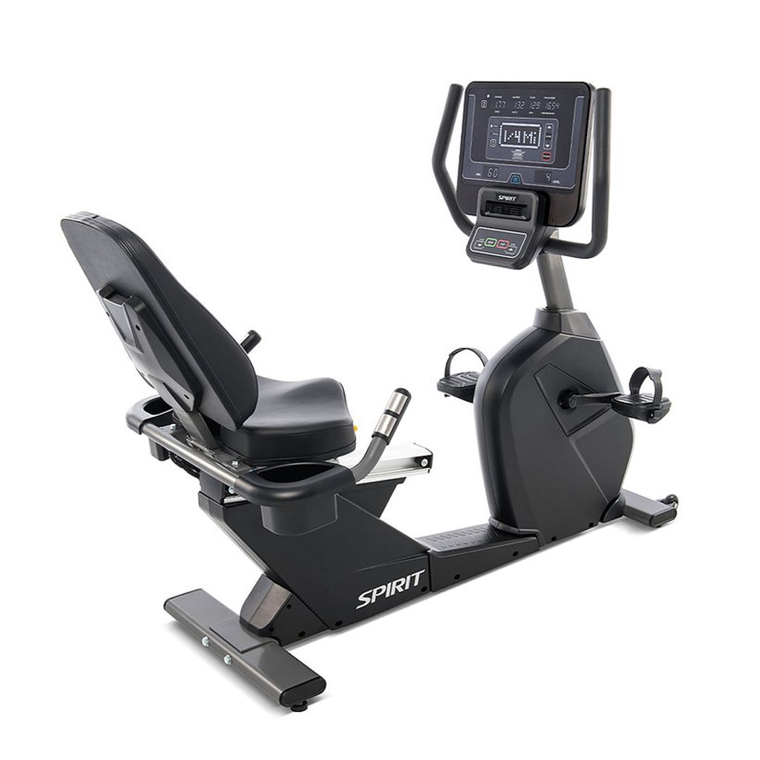 CR800+ BICICLETA RECUMBENT PROFESIONAL SPIRIT COMMERCIAL FITNESS (AUTOGENERADORA)