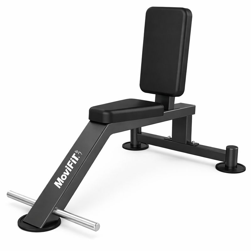 Banco Espaldar Fijo MOV-638 (U3038) (Multi-purpose Bench) Color Negro