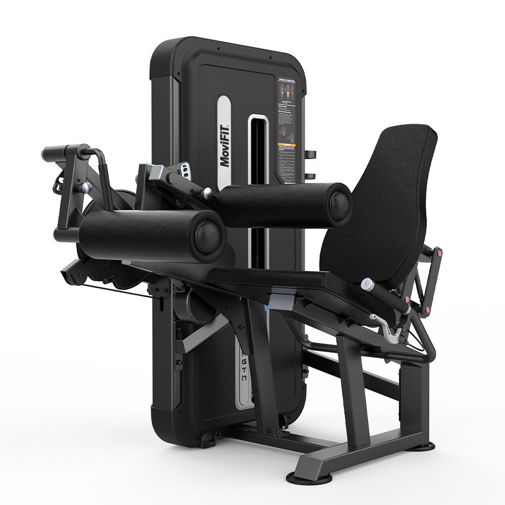 MOV-686A (U3086A) EXTENSIÓN Y FLEXIÓN DE PIERNA SENTADO DOBLE FUNCIÓN (LEG EXTENSION & LEG CURL) APPLE MOVIFIT (TORRE DE PESAS 110 KG COLOR NEGRO)