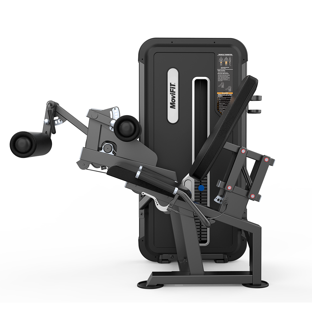 MOV-686A (U3086A) EXTENSIÓN Y FLEXIÓN DE PIERNA SENTADO DOBLE FUNCIÓN (LEG EXTENSION & LEG CURL) APPLE MOVIFIT (TORRE DE PESAS 110 KG COLOR NEGRO)