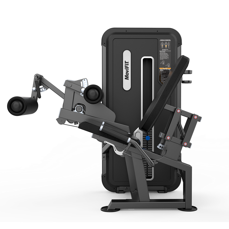 MOV-686A (U3086A) EXTENSIÓN Y FLEXIÓN DE PIERNA SENTADO DOBLE FUNCIÓN (LEG EXTENSION & LEG CURL) APPLE MOVIFIT (TORRE DE PESAS 110 KG COLOR NEGRO)