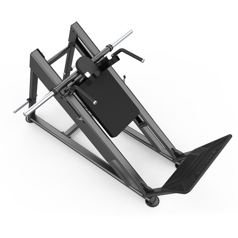 Hack Squat Up 45° MOV-657US (U2057S) Con Rodaminetos Lineal Prestige Profesional