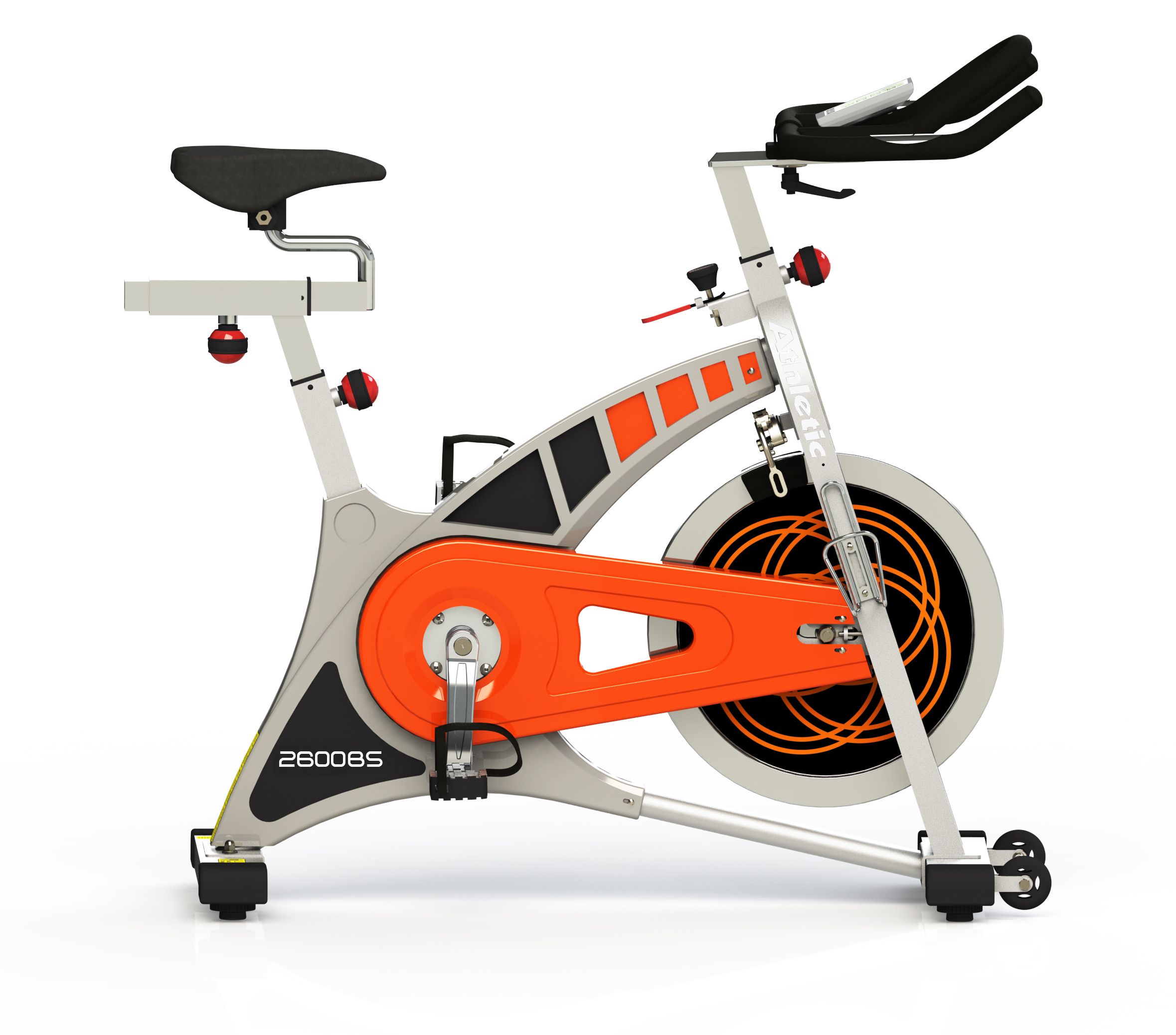 Bicicleta Semiprofesional 2600BS Tipo Spinning - Uso Institucional (Con consola)