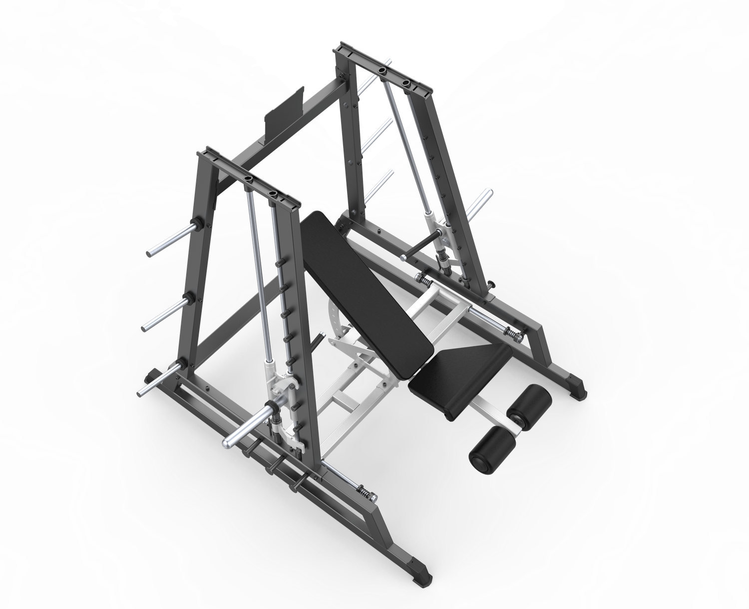 MOV-D602 (D602) POWER SMITH MACHINE DUAL SYSTEM CARGA CON DISCOS MOVIFIT (COLOR NEGRO)