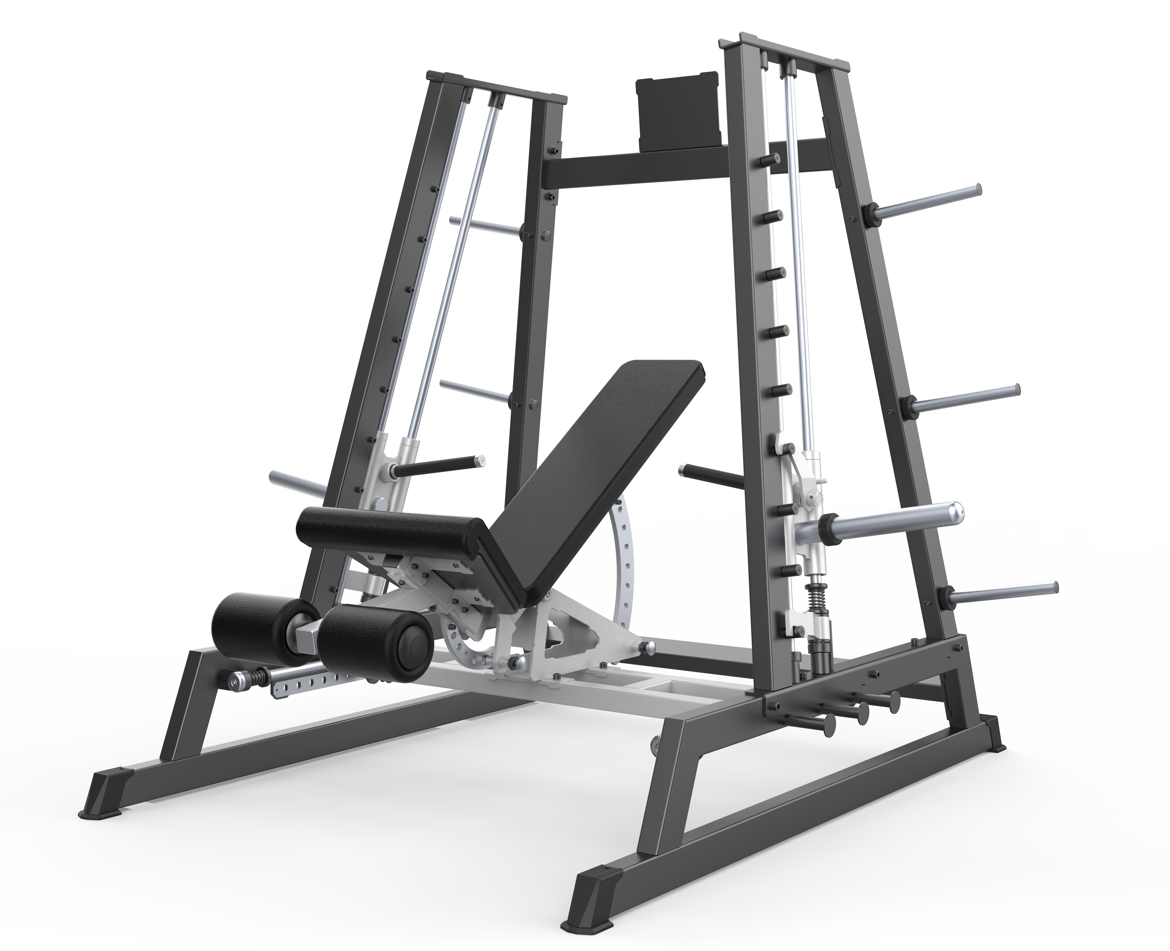MOV-D602 (D602) POWER SMITH MACHINE DUAL SYSTEM CARGA CON DISCOS MOVIFIT (COLOR NEGRO)