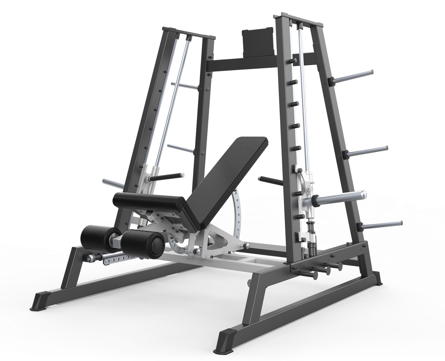 MOV-D602 (D602) POWER SMITH MACHINE DUAL SYSTEM CARGA CON DISCOS MOVIFIT (COLOR NEGRO)