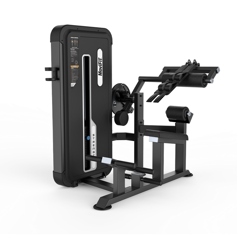 MOV-688A (U3088A) CRUNCH ABDOMINAL Y EXTENSIÓN LUMBAR DOBLE FUNCIÓN (ABDOMINAL &amp; BACK EXTENSION) SERIE APPLE MOVIFIT (TORRE DE PESAS 110 KG)