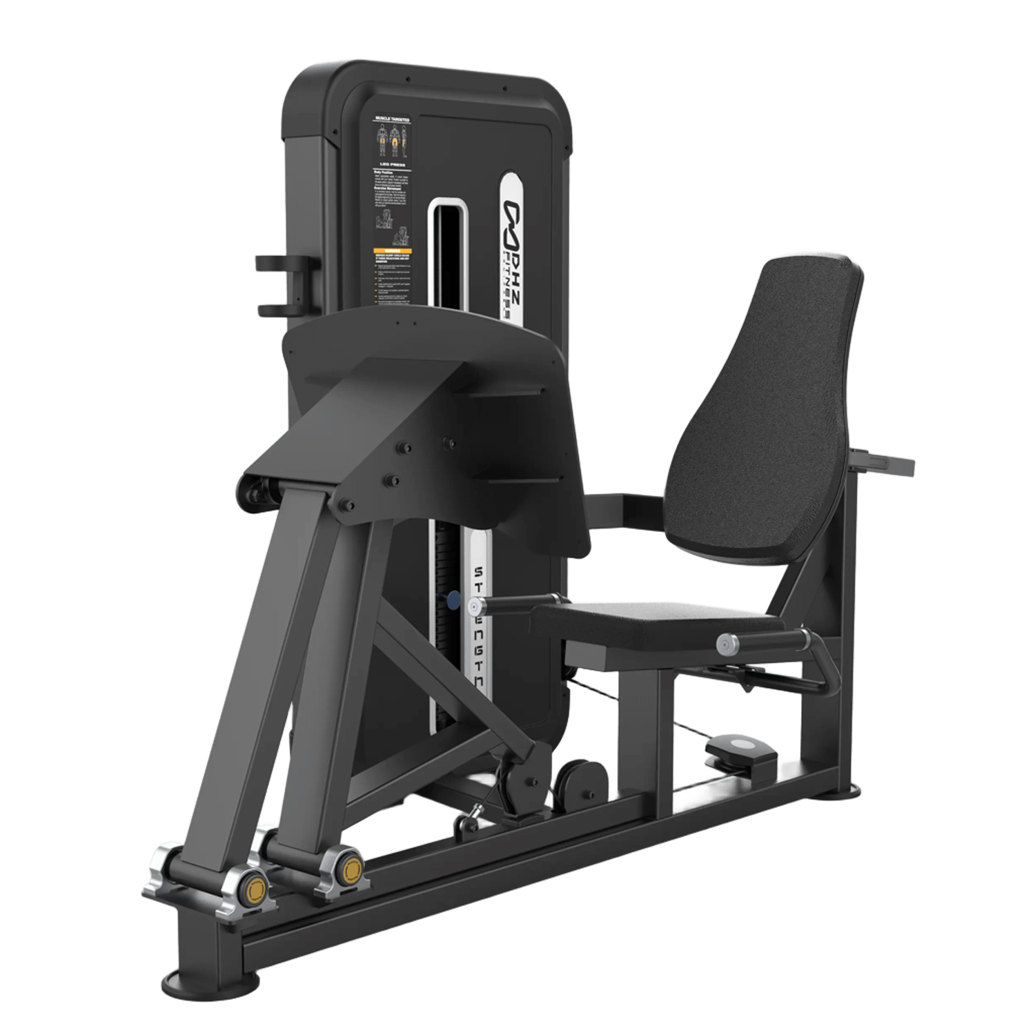 MOV-603A (U3003A) PRENSA DE PIERNAS HORIZONTAL (LEG PRESS) SERIE APPLE MOVIFIT (TORRE DE PESAS 109 KG)
