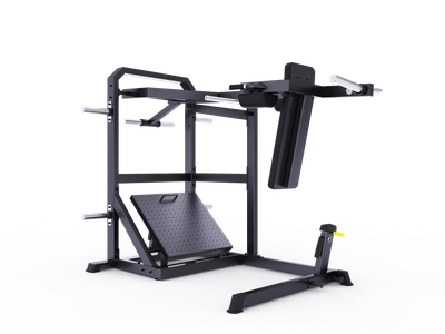 MOV-A610 (A610) SENTADILLA PÉNDULO (PENDULUM SQUAT) CARGA CON DISCOS MOVIFIT (COLOR NEGRO)