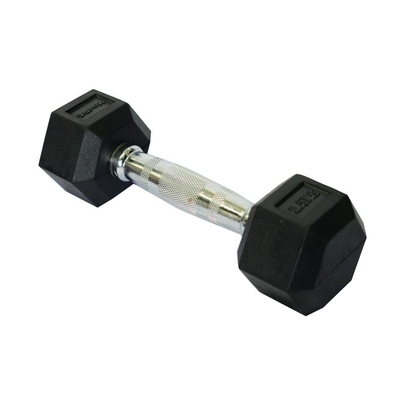 Mancuerna Hexagonal Encauchetada MoviFit 2.5 a 50 kg
