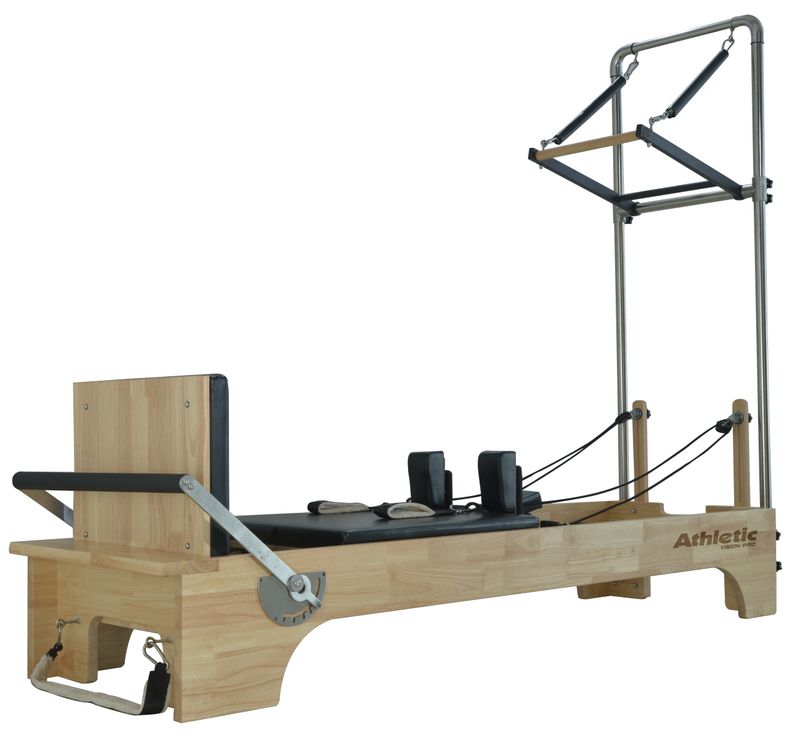 Reformer Pilates Profesional (04200) con Media Torre y Cama Plana – Uso Profesional