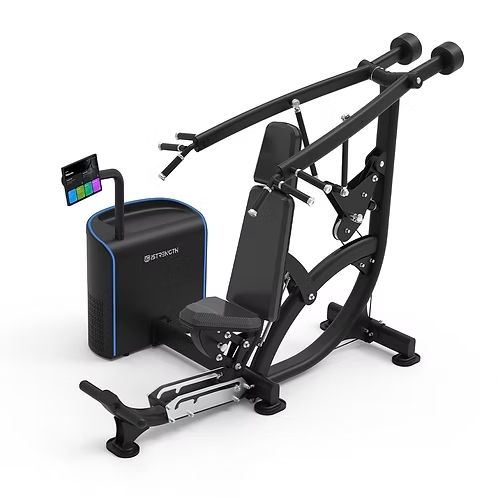 Prensa Dual Pecho/Hombro Premium i-Strength 4 Modos Resistencia Electrónica Intelig. hasta 129Kg