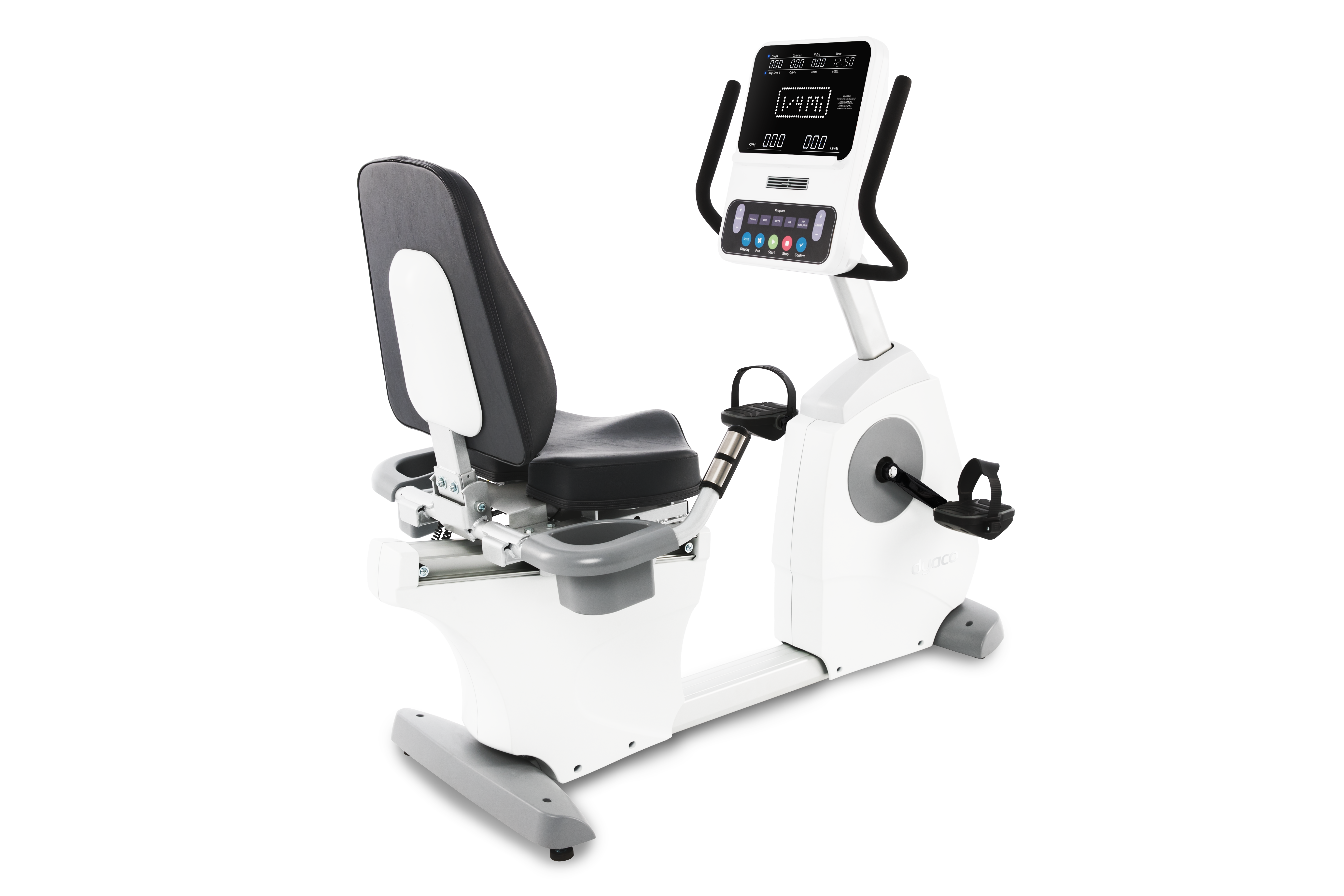 Bicicleta Reclinada Médica 4.0R Asiento Ajustable METs Rehabilitación Física y Cardíaca Profesional