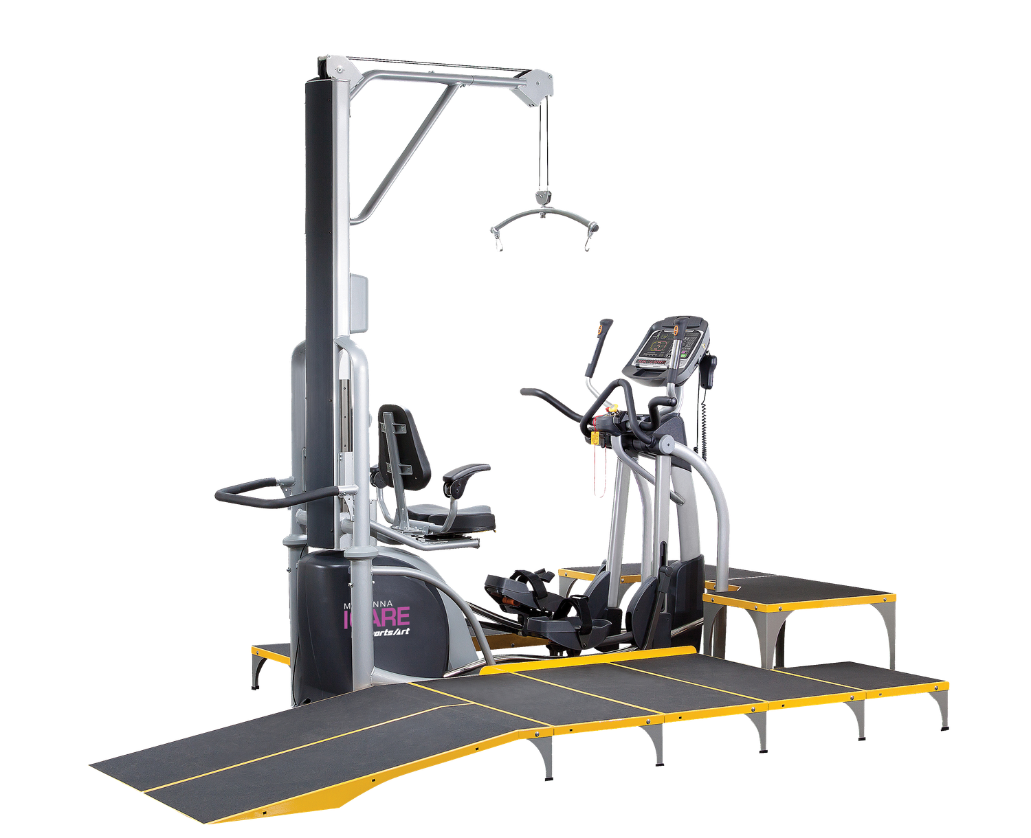 Sistema Completo ICARE E875, Eliptica Asistida por Motor
