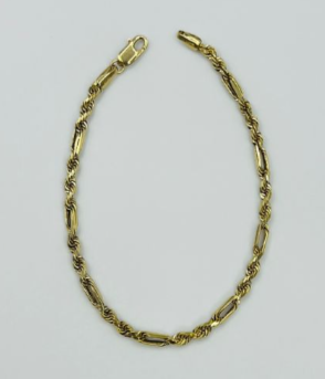 Pulsera Fígaro con barra