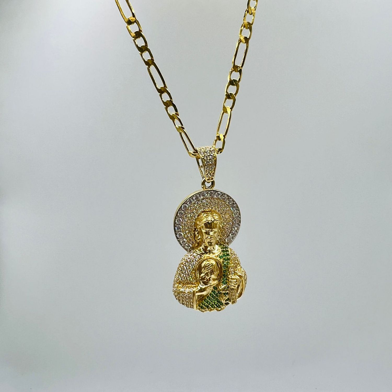 San Judas Medio Bulto 14k