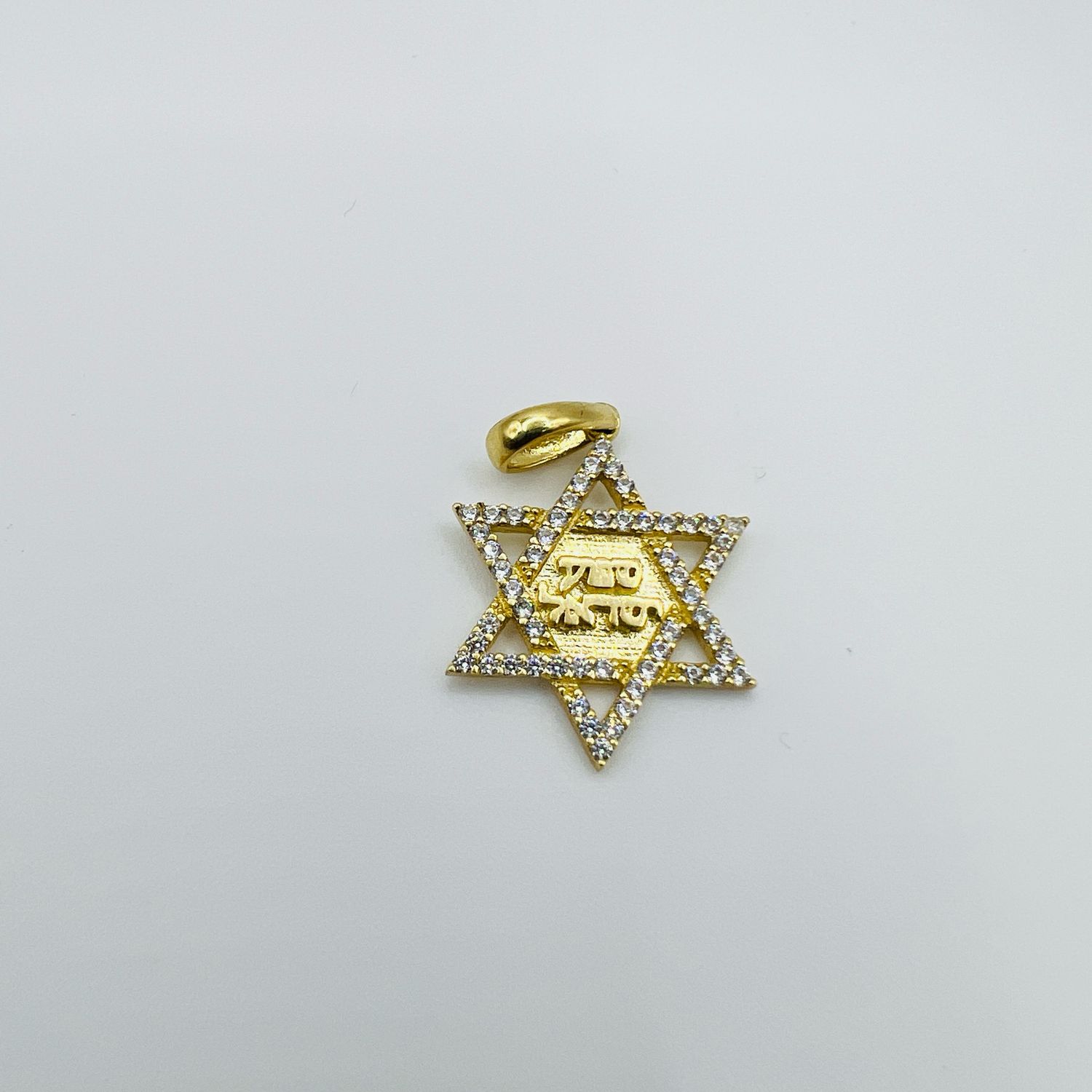 Dije estrella de David 14k