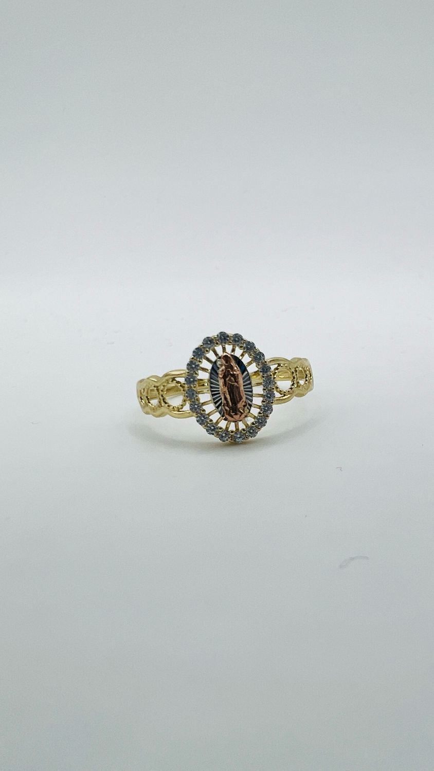 Anillo Vírgen de Guadalupe 10k
