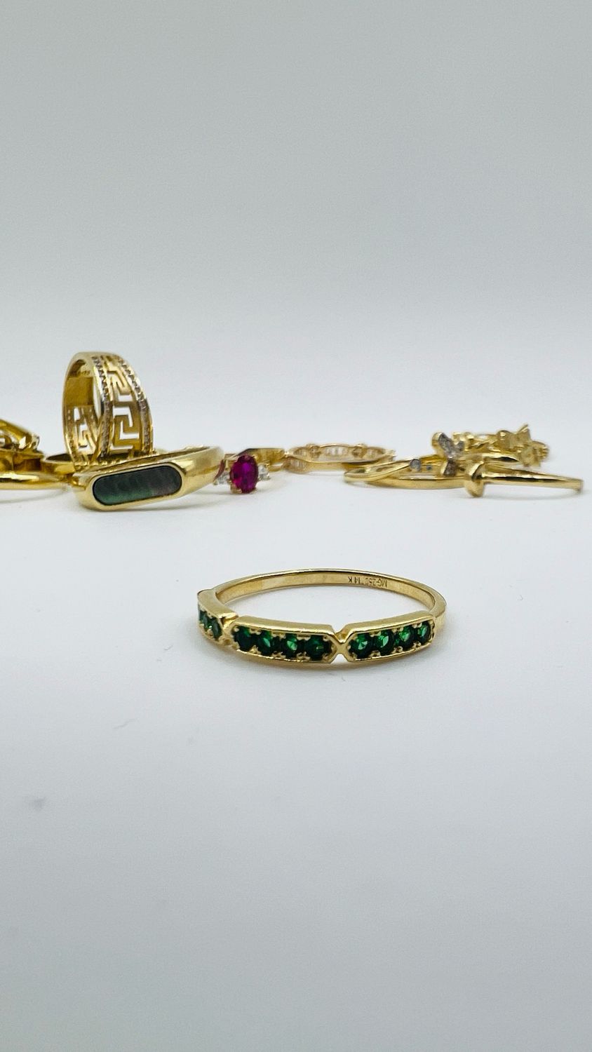 Churumbela verde 14k