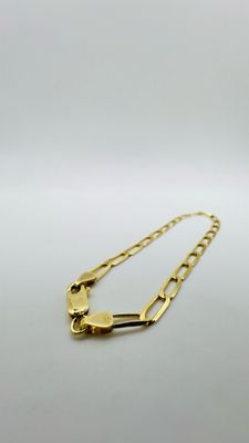 Pulsera inglesa amarilla 14k
