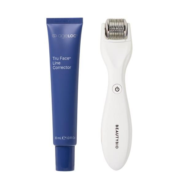 GloPRO® Microneedling Tool &amp; ageLOC® Tru Face® Line Corrector Bundle