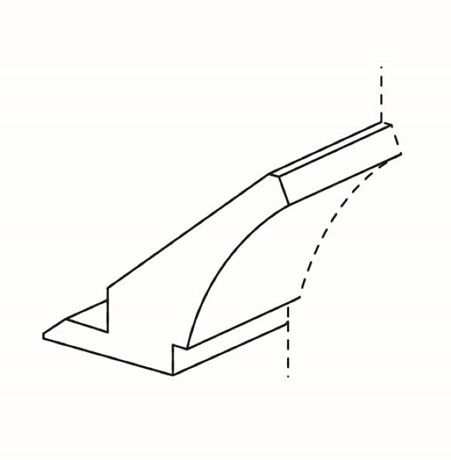 Hunton Classic Cornice 90mm (h) x 3050mm (w) x 115mm (d)
