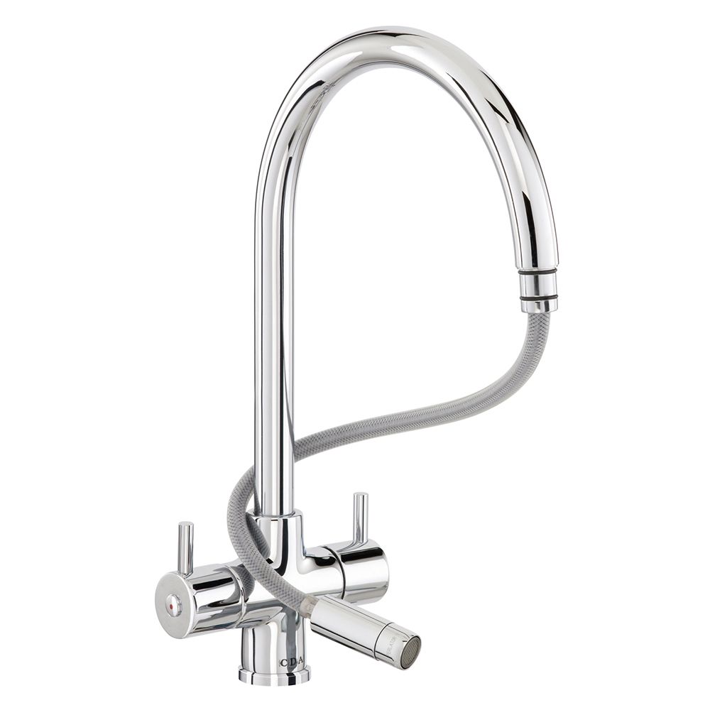 CDA Monobloc Tap With Pull Out Spray (Chrome) CDA Monobloc Tap With Pull Out Spray (Chrome)