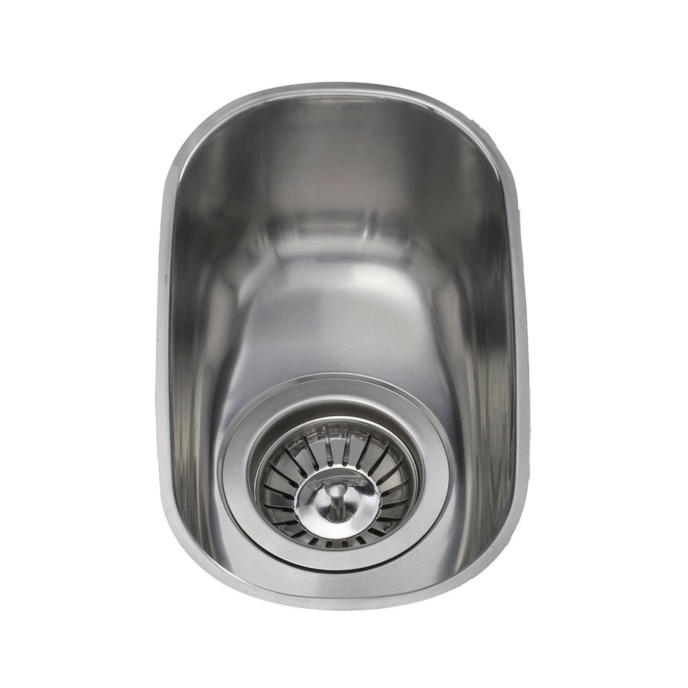 CDA KCC21SS Stainless steel undermount half bowl sink