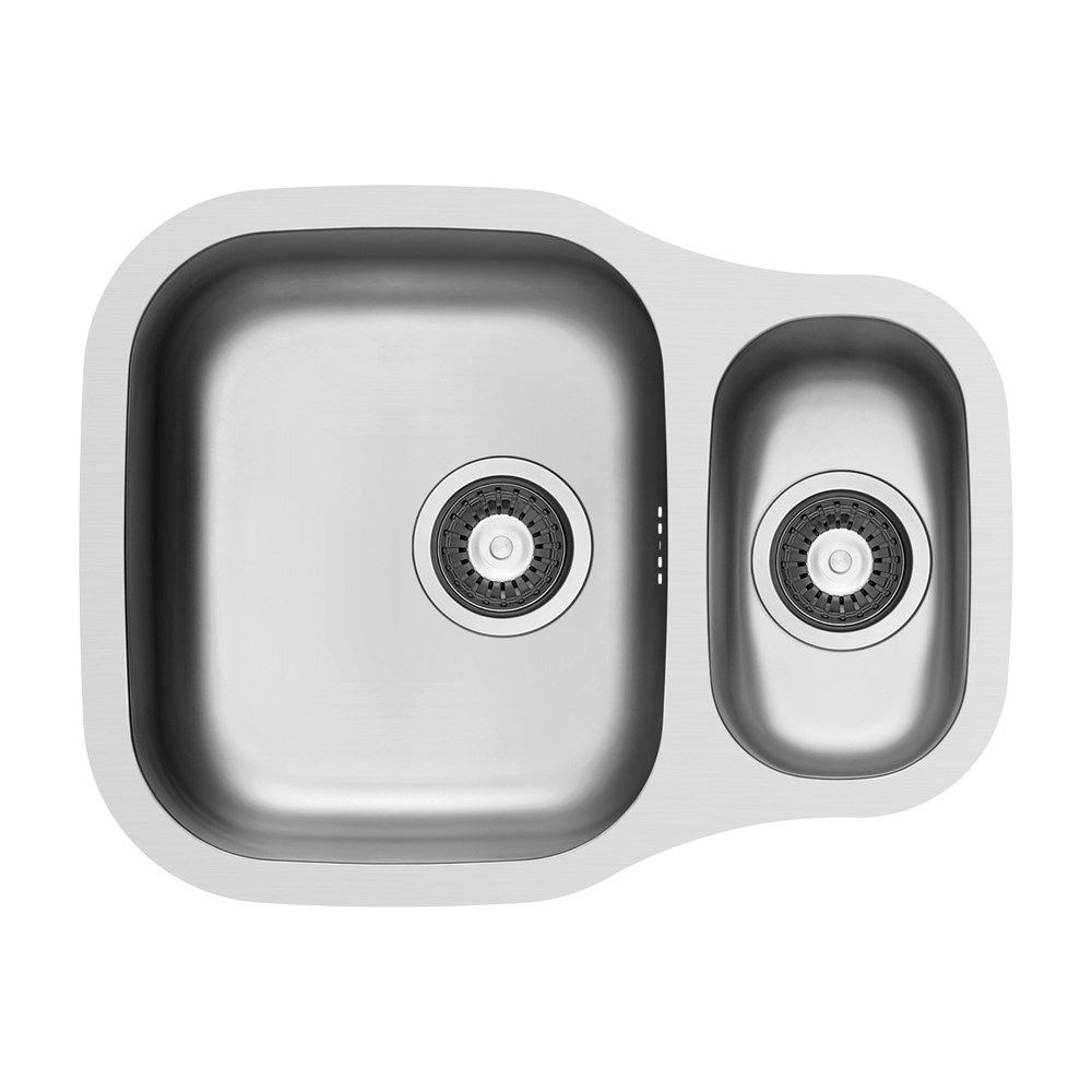 CDA KC100SS Reversible One and a half bowl sink CDA KC100SS Reversible One and a half bowl sink