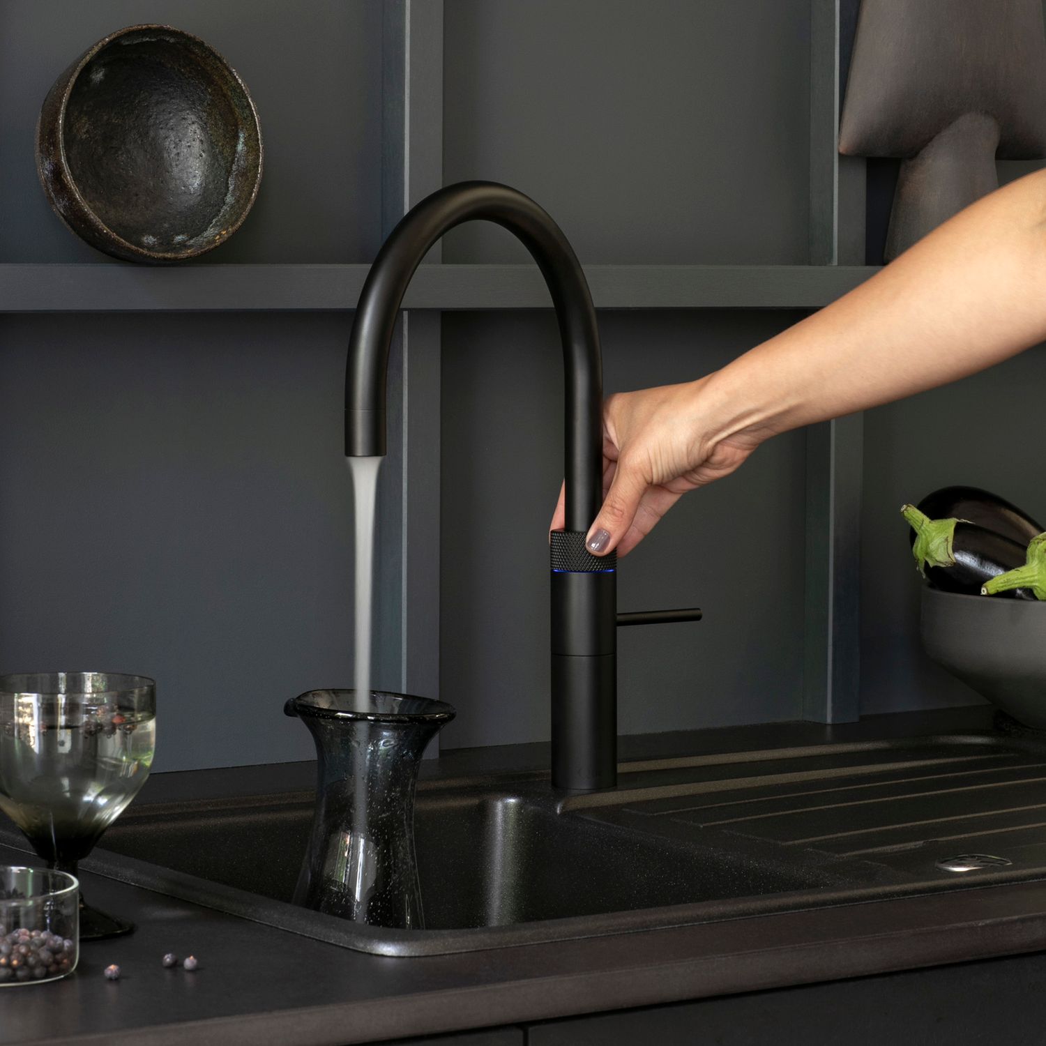 Quooker Tap Fusion Round (Black)