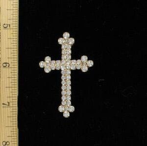 Crystal Cross Pin