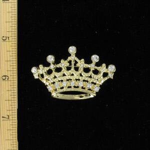 Crystal Crown Pin