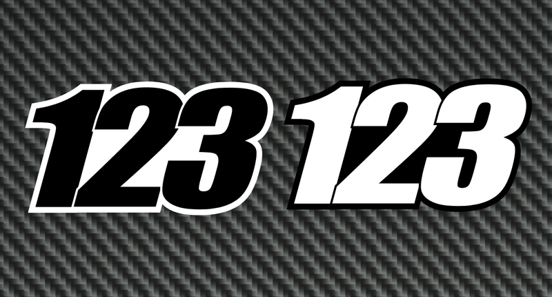 Contour Cut Numbers