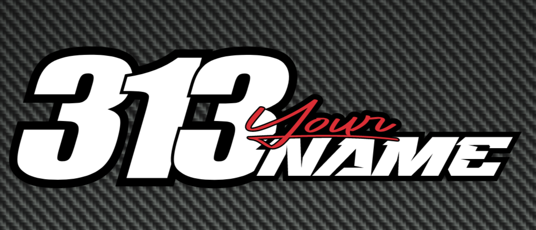 Rider ID trailer decal #2