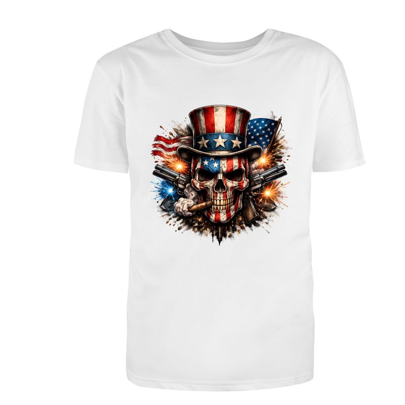 Patriotic Skull Uncle Sam