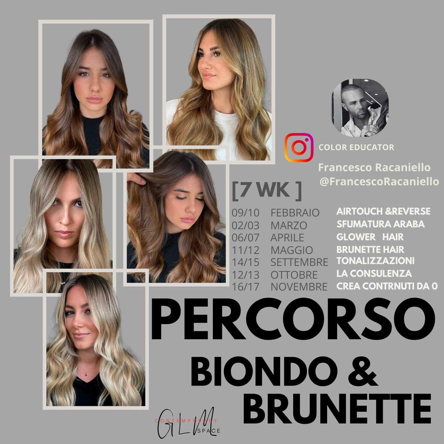 PERCORSO DEL BIONDO &amp; BRUNETTE 7WK