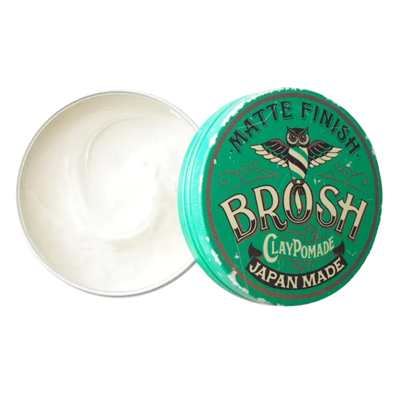 BROSH Clay Pomade Cera Capelli Opaca Forte 40g