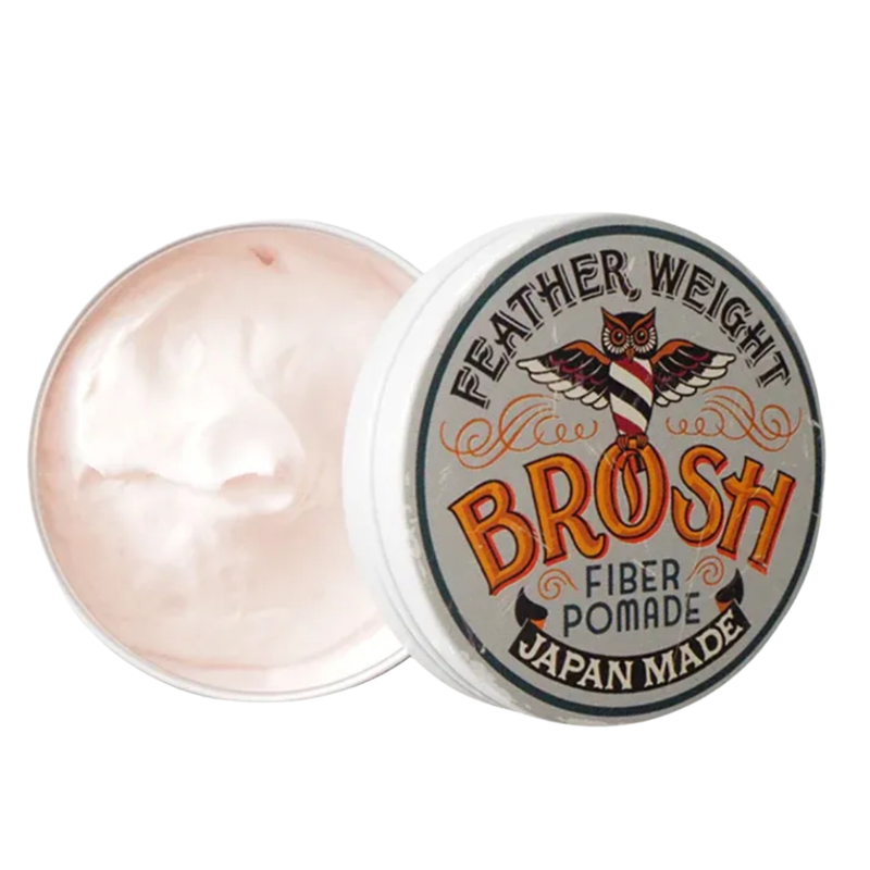 BROSH Fiber Pomade Cera Capelli Opaca Leggera 40g