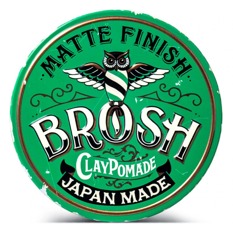 BROSH Clay Pomade Cera Capelli Opaca Forte 115gr
