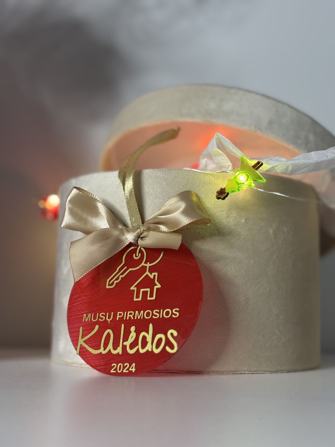 Personalizuotas Kalėdinis žaisliukas - Mūsų pirmosios Kalėdos