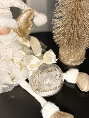 Personalizuotas Kalėdinis žaisliukas - su užrašu