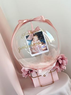 Personalizuotas balionas su nuotrauka ir tekstu ant baliono - Tau