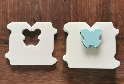 Bread Tag Cold Beverage Coaster set with Holder