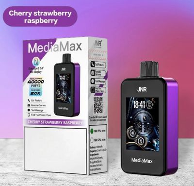 JNR MediaMax Cherry Strawberry Raspberry 40000 Puffs