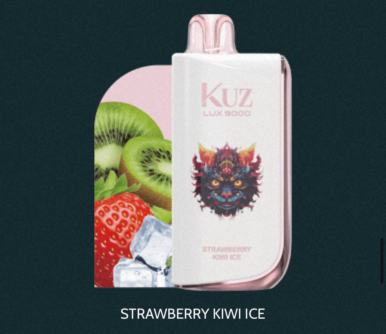 Kuz Lux 9000 Puffs Strawberry Kiwi Ice