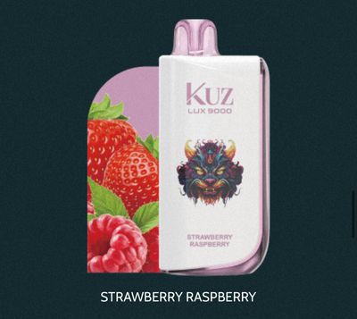 Kuz Lux 9000 Puffs Strawberry Raspberry
