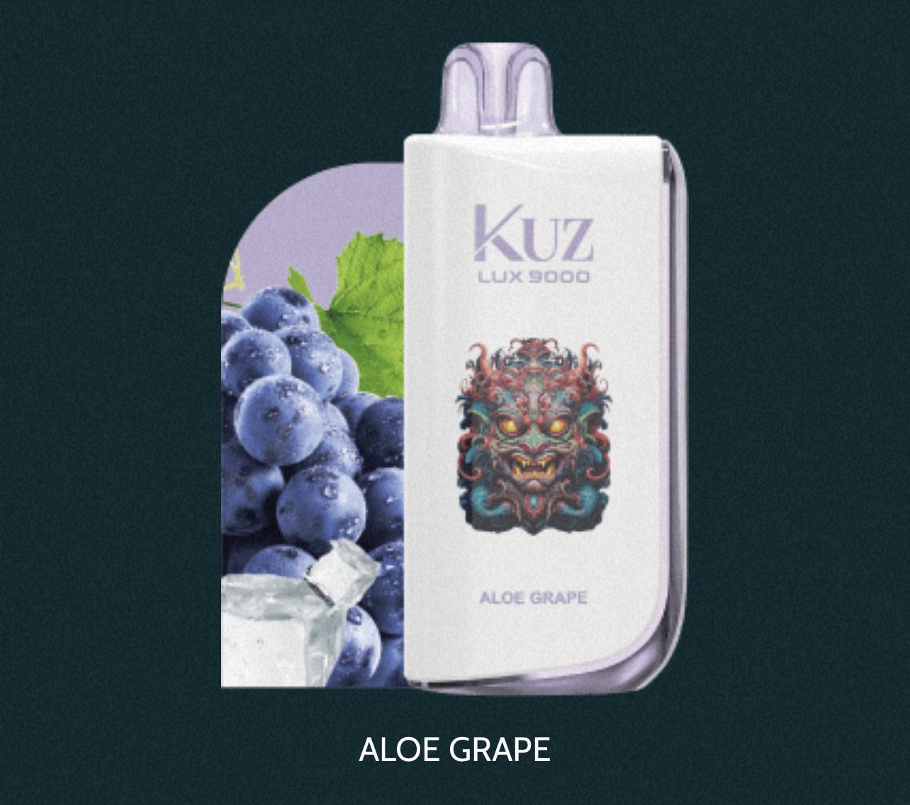 Kuz Lux 9000 Puffs Aloe Grape