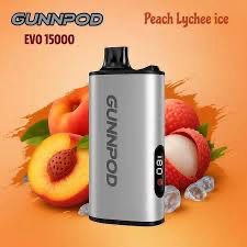Gunnpod Evo 15000 Puffs Peach Lychee Ice